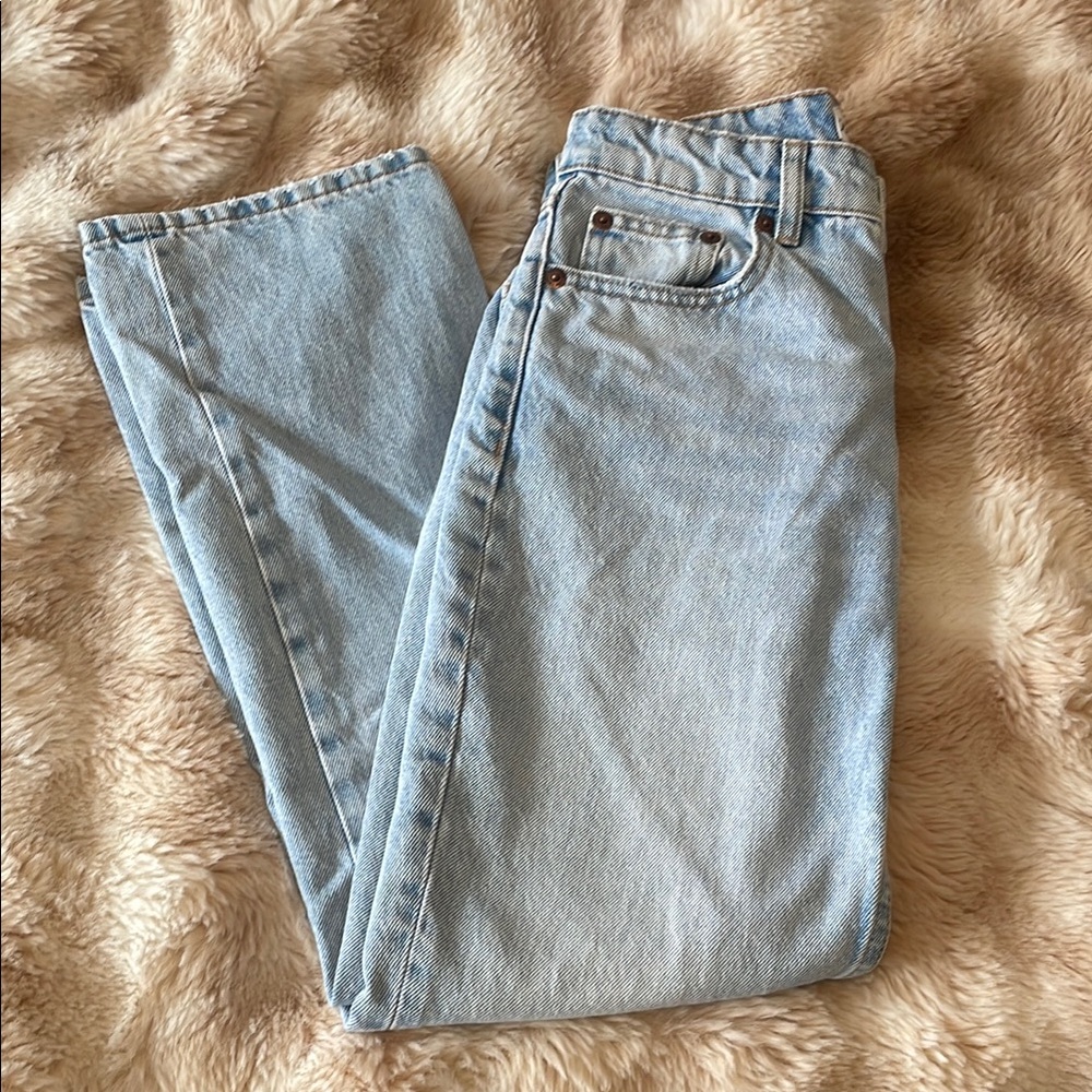 Zara Light Blue Denim Jeans
